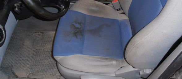 VW Golf před čištěním